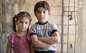 Kinder in Syrien. © Caritas / Sebastian Philipp