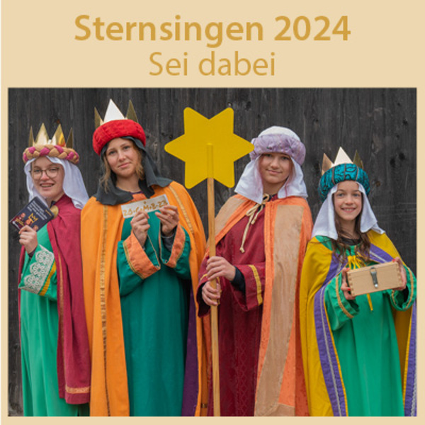 Sternsingeraktion - Sei Dabei / Foto Haijes Sei Dabei der Sternsingeraktion 2024