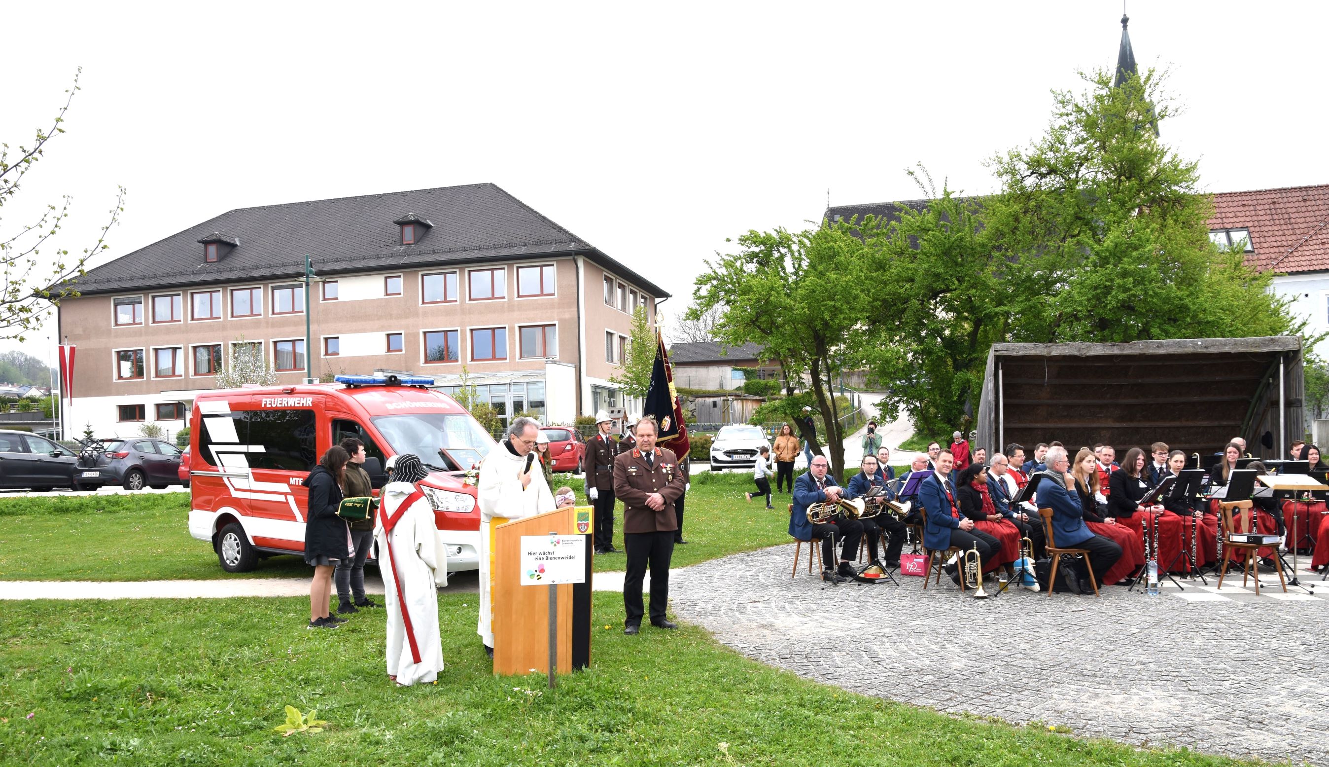 Segnung Feuerwehrauto