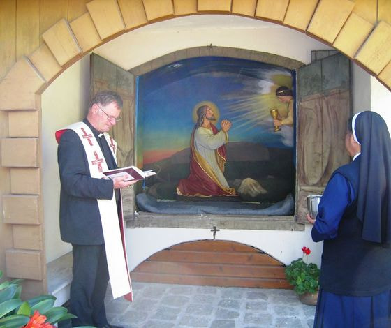 Segnung der Ölberg-Kapelle
