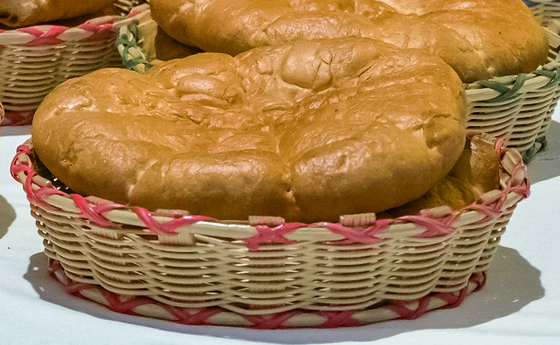 Fladenbrot für die Abendmahlfeier am Gründonnerstag